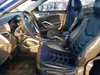 2013 Hyundai Veloster w/Black Int with VIN KMHTC6AD9DU112847, listed as a Copart auction lot 54225235 with 149,163 mi miles and Clean title. Bid and sale history available at DreamBid. Image 7.