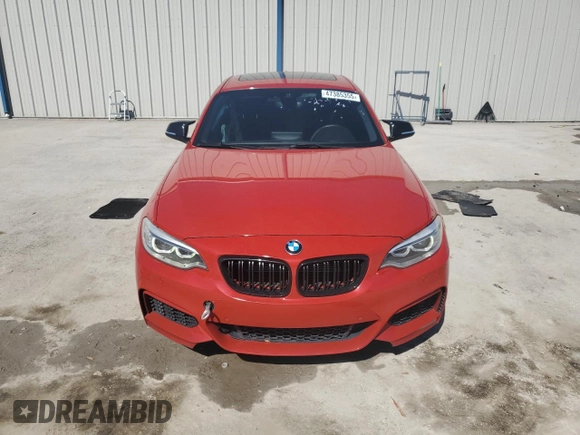 2016 BMW 2 Series M235i with VIN WBA1J7C50GV359456, listed as a Copart auction lot 47385355 with 68,895 mi miles and Salvage title. Bid and sale history available at DreamBid. Image 5.