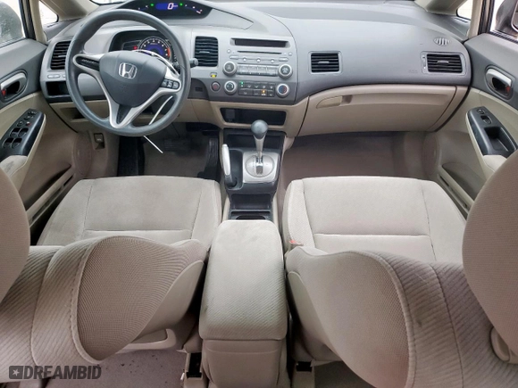 2010 Honda Civic Sdn LX with VIN 19XFA1F57AE018570, listed as a Copart auction lot 51152525 with 150,821 mi miles and Salvage Title. Bid and sale history available at carsss.com. Image 8.
