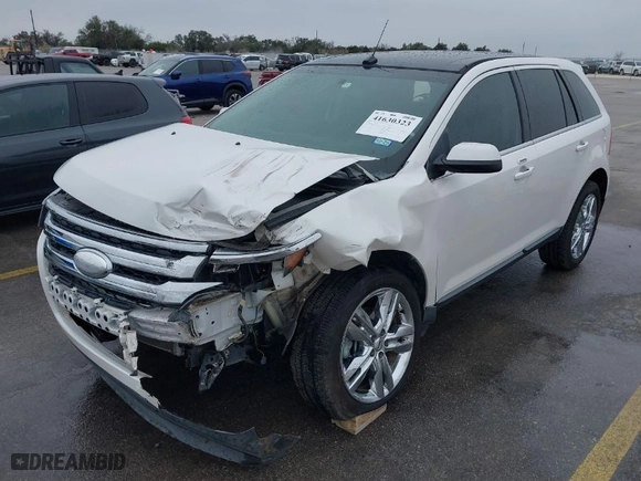 2013 Ford Edge Limited with VIN 2FMDK3KC7DBC96378, listed as a IAAI auction lot 41630323 with 105,505 mi miles. Bid and sale history available at carsss.com. Image 2.