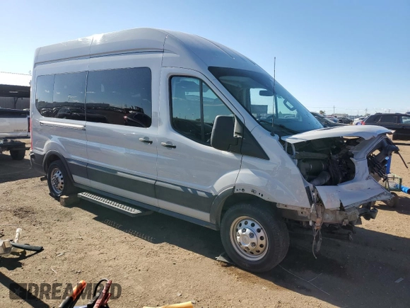 2023 Ford Transit with VIN 1FBAX9X8XPKA45787, listed as a Copart auction lot 54545034 with 41,979 mi miles and Salvage Title. Bid and sale history available at DreamBid. Image 4.