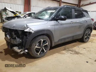 2023 Chevrolet TrailBlazer RS with VIN KL79MTSL4PB181670, listed as a Copart auction lot 45870585 with 25,785 mi miles and Salvage Title. Bid and sale history available at carsss.com. Image 1.