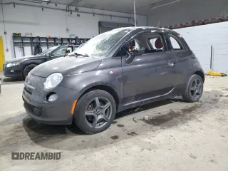 2017 FIAT 500 Pop with VIN 3C3CFFKR9HT557826, listed as a Copart auction lot 85350374 with 0 mi miles and Salvage Title. Bid and sale history available at carsss.com. Image 1.