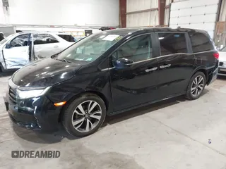 2021 Honda Odyssey Touring z VIN 5FNRL6H83MB028264, wystawiony jako IAAI lot #42206204 z przebiegiem 45 332 mil mil oraz . Historia ofert i sprzedaży dostępna na DreamBid. Obrazek 2.