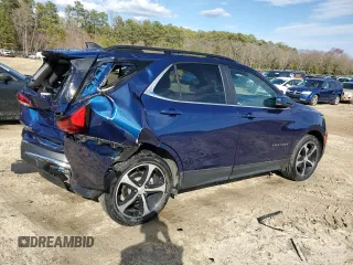 2022 Chevrolet Equinox LT with VIN 3GNAXKEV4NL228648, listed as a Copart auction lot 50583695 with 34,772 mi miles and Salvage Title. Bid and sale history available at DreamBid. Image 3.