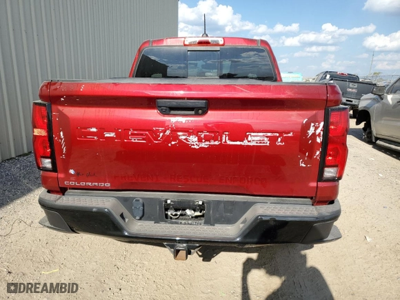 2023 Chevrolet Colorado 4WD Z71 with VIN 1GCPTDEK3P1187987, listed as a Copart auction lot 68275104 with 0 mi miles and Salvage Title. Bid and sale history available at carsss.com. Image 6.
