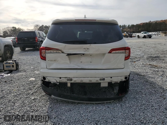 2021 Honda Pilot EX-L with VIN 5FNYF5H56MB033235, listed as a Copart auction lot 43137215 with 43,118 mi miles and Salvage Title. Bid and sale history available at DreamBid. Image 6.