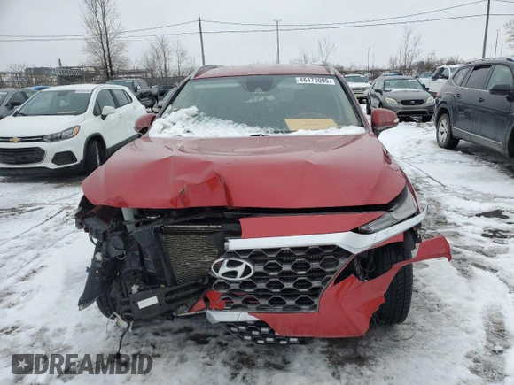 2019 Hyundai Santa Fe Preferred z VIN 5NMS3CAA7KH115061, wystawiony jako Copart lot #46473095 z przebiegiem 94 430 mil mil oraz Szkoda całkowita • Salvage title. Historia ofert i sprzedaży dostępna na DreamBid. Obrazek 5.
