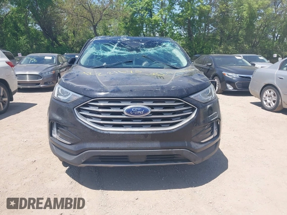 2019 Ford Edge SEL with VIN 2FMPK4J9XKBB03842, listed as a IAAI auction lot 42221645 with 155,424 mi miles and . Bid and sale history available at DreamBid. Image 12.