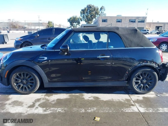 2019 MINI Cooper Convertible with VIN WMWWG5C59K3D01765, listed as a IAAI auction lot 41381003 with 53,760 mi miles. Bid and sale history available at carsss.com. Image 14.