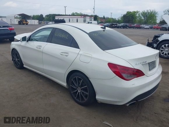 2015 Mercedes-Benz CLA 250 with VIN WDDSJ4GB0FN194180, listed as a IAAI auction lot 42126862 with 118,281 mi miles and . Bid and sale history available at DreamBid. Image 3.
