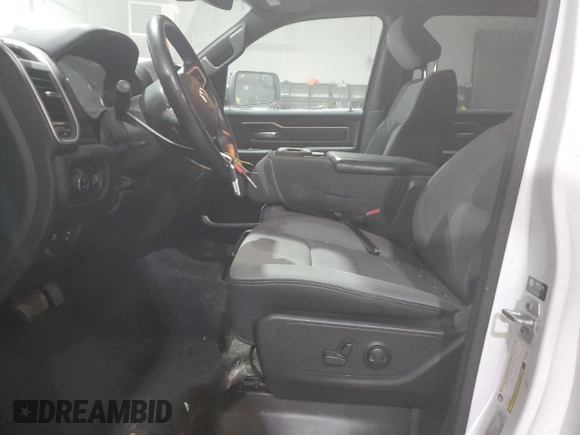2022 Ram 1500 Big Horn with VIN 1C6SRFMT3NN443041, listed as a Copart auction lot 87381464 with 38,208 mi miles and Salvage title. Bid and sale history available at DreamBid. Image 7.