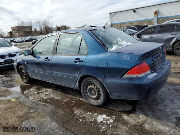 2005 Mitsubishi Lancer ES with VIN JA3AJ26E65U025256, listed as a Copart auction lot 45463085 with 194,144 mi miles and Salvage Title. Bid and sale history available at carsss.com. Image 2.