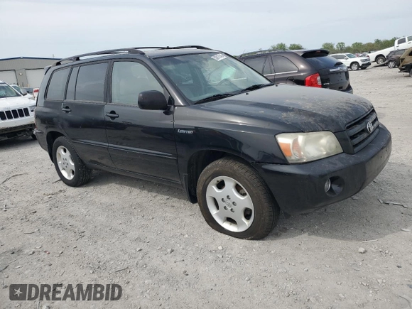 2005 Toyota Highlander with VIN JTEEP21A950095200, listed as a Copart auction lot 53913145 with 282,036 mi miles and Clean Title. Bid and sale history available at DreamBid. Image 4.