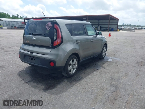 2019 Kia Soul with VIN KNDJN2A27K7673749, listed as a IAAI auction lot 41998848 with 140,858 mi miles. Bid and sale history available at carsss.com. Image 4.