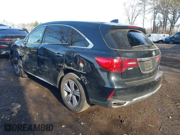 2020 Acura MDX with VIN 5J8YD4H32LL002575, listed as a IAAI auction lot 41908182 with 78,452 mi miles. Bid and sale history available at carsss.com. Image 3.