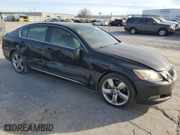 2011 Lexus GS 350 with VIN JTHBE1KS3B0052108, listed as a Copart auction lot 82543824 with 186,132 mi miles and Salvage Title. Bid and sale history available at DreamBid. Image 4.
