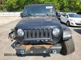 2020 Jeep Wrangler Unlimited Sport S with VIN 1C4HJXDN0LW115231, listed as a Copart auction lot 53436115 with 64,307 mi miles and Salvage title. Bid and sale history available at DreamBid. Image 5.