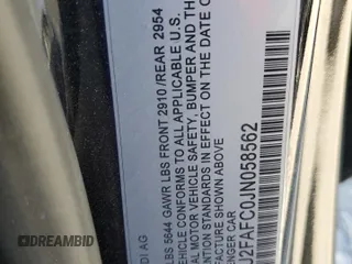 2018 Audi S7 Prestige with VIN WAU2FAFC0JN058562, listed as a Copart auction lot 82033804 with 47,429 mi miles and Salvage Title. Bid and sale history available at carsss.com. Image 13.