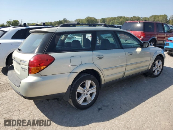 2005 Subaru Legacy Outback XT with VIN 4S4BP68C654326399, listed as a Copart auction lot 73983284 with Not provided miles and Salvage title. Bid and sale history available at DreamBid. Image 3.