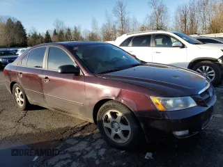 2006 Hyundai Sonata GLS with VIN 5NPEU46F36H121386, listed as a Copart auction lot 84262414 with Not Provided miles and Salvage Title. Bid and sale history available at DreamBid. Image 4.