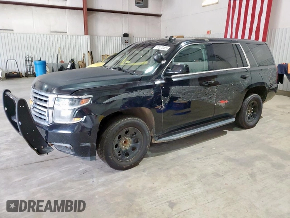 2020 Chevrolet Tahoe Commercial z VIN 1GNLCDEC0LR307321, wystawiony jako Copart lot #57272485 z przebiegiem 124 925 mil mil oraz Szkoda całkowita • Salvage title. Historia ofert i sprzedaży dostępna na DreamBid. Obrazek 1.