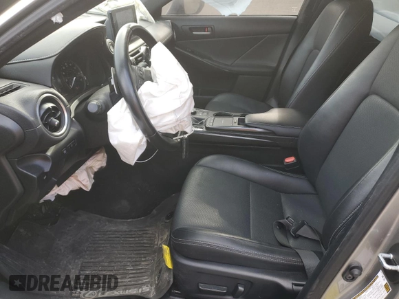 2021 Lexus IS 300 with VIN JTHC81F27M5044864, listed as a Copart auction lot 87612335 with 39,584 mi miles and Salvage title. Bid and sale history available at DreamBid. Image 7.