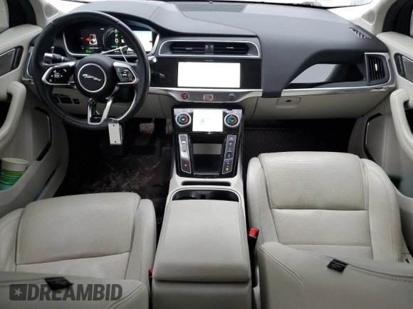 2020 Jaguar I-Pace HSE z VIN SADHD2S19L1F85837, wystawiony jako Copart lot #82815084 z przebiegiem 56 076 mil mil oraz Szkoda całkowita • Salvage title. Historia ofert i sprzedaży dostępna na DreamBid. Obrazek 8.