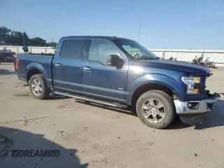 2016 Ford F-150 XL with VIN 1FTEW1CP8GKF31450, listed as a Copart auction lot 55445355 with 33,025 mi miles and Salvage title. Bid and sale history available at DreamBid. Image 4.