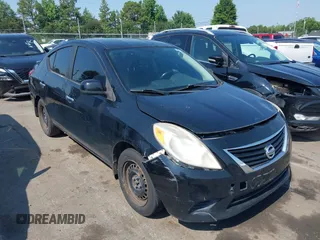 2013 Nissan Versa SV with VIN 3N1CN7AP0DL842917, listed as a IAAI auction lot 42597079 with 187,899 mi miles and . Bid and sale history available at DreamBid. Image 1.