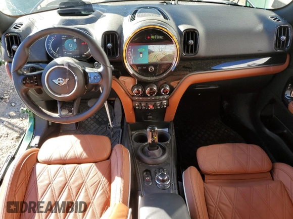 2022 MINI Countryman Cooper S with VIN WMZ83BR02N3N66904, listed as a Copart auction lot 76596324 with 22,096 mi miles and Salvage title. Bid and sale history available at DreamBid. Image 8.