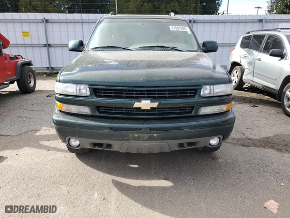 2002 Chevrolet Tahoe LT with VIN 1GNEK13Z62R162320, listed as a Copart auction lot 47007095 with 287,279 mi miles and Clean Title. Bid and sale history available at carsss.com. Image 5.