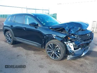 2023 Mazda CX-50 2.5 Turbo with VIN 7MMVABXY9PN154424, listed as a IAAI auction lot 40132755 with 10,620 mi miles. Bid and sale history available at carsss.com. Image 1.