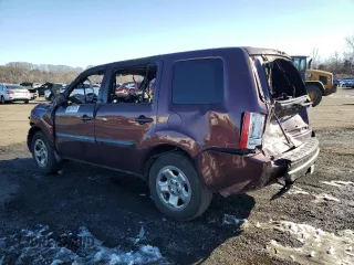 2011 Honda Pilot LX with VIN 5FNYF4H23BB023467, listed as a Copart auction lot 89075975 with 0 mi miles and Non Repairable. Bid and sale history available at carsss.com. Image 2.
