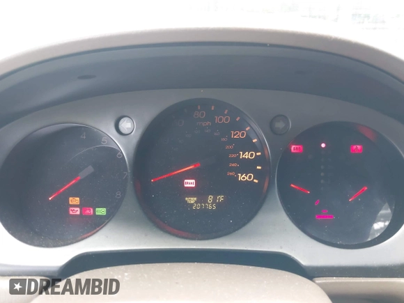 2002 Acura RL with VIN JH4KA96682C009762, listed as a IAAI auction lot 42450219 with 207,765 mi miles and . Bid and sale history available at DreamBid. Image 7.