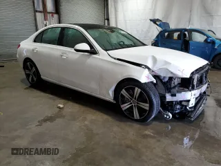2025 Mercedes-Benz C 300 with VIN W1KAF4HB5SR256235, listed as a Copart auction lot 54407365 with 4,645 mi miles and Clean Title. Bid and sale history available at DreamBid. Image 4.