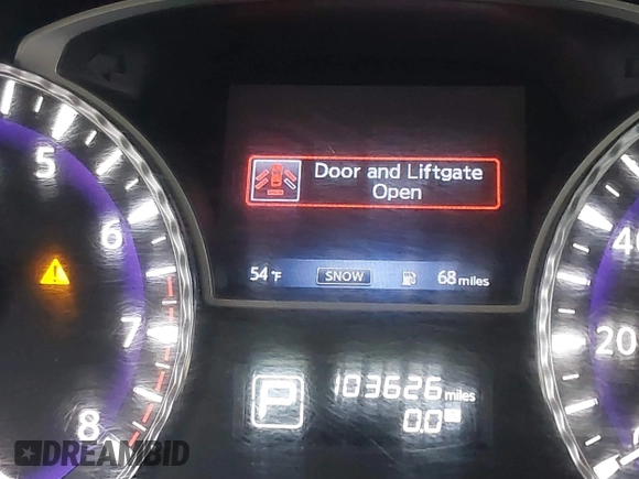 2019 Infiniti QX60 LUXE with VIN 5N1DL0MN7KC500202, listed as a IAAI auction lot 41229623 with 103,626 mi miles. Bid and sale history available at carsss.com. Image 16.