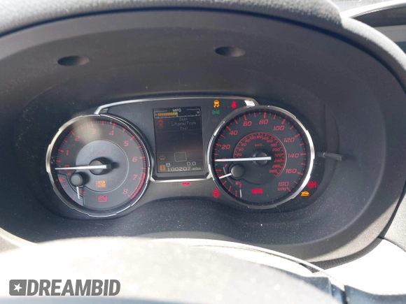 2017 Subaru WRX with VIN JF1VA1B66H9828965, listed as a IAAI auction lot 42057766 with 100,207 mi miles. Bid and sale history available at carsss.com. Image 7.