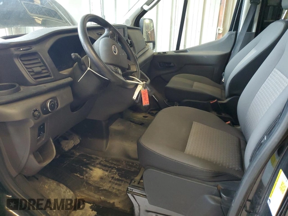 2021 Ford Transit Cargo with VIN 1FTBR1C82MKA77940, listed as a Copart auction lot 49711275 with 34,989 mi miles and Salvage Title. Bid and sale history available at DreamBid. Image 7.