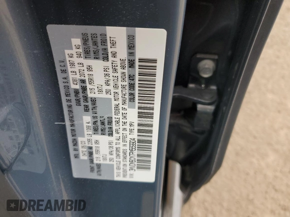 2023 Mazda CX-30 S Carbon Edition with VIN 3MVDMBCM7PM569904, listed as a Copart auction lot 52280755 with 18,963 mi miles and Salvage title. Bid and sale history available at DreamBid. Image 13.