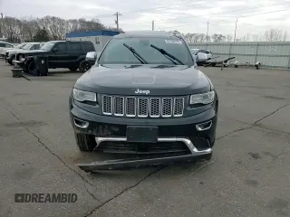 2015 Jeep Grand Cherokee Summit with VIN 1C4RJFJG2FC913658, listed as a Copart auction lot 52160035 with 138,008 mi miles and Salvage Title. Bid and sale history available at DreamBid. Image 12.