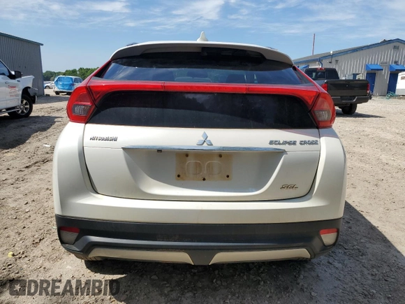 2018 Mitsubishi Eclipse Cross SE with VIN JA4AT5AA0JZ069181, listed as a Copart auction lot 58048055 with 86,848 mi miles and Salvage title. Bid and sale history available at DreamBid. Image 6.