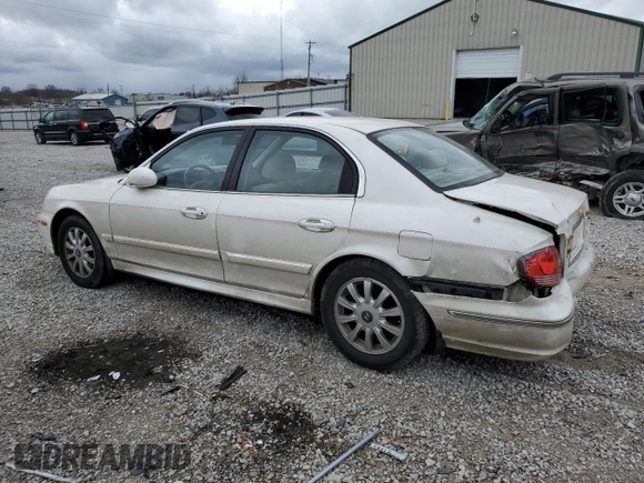 2004 Hyundai Sonata GLS with VIN KMHWF35H44A014911, listed as a Copart auction lot 47846795 with 129,920 mi miles and Salvage Title. Bid and sale history available at DreamBid. Image 2.