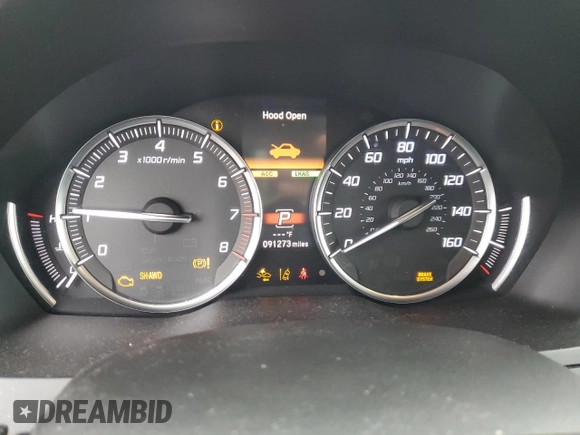 2018 Acura MDX Advance with VIN 5J8YD4H85JL023994, listed as a Copart auction lot 84027964 with 91,273 mi miles and Salvage Title. Bid and sale history available at DreamBid. Image 9.