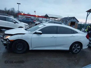 2020 Honda Civic Sedan LX with VIN 19XFC2F60LE010385, listed as a IAAI auction lot 41349163 with 71,030 mi miles. Bid and sale history available at carsss.com. Image 15.