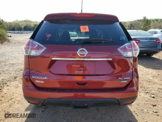 2015 Nissan Rogue SL with VIN 5N1AT2MV0FC877426, listed as a Copart auction lot 51425125 with 82,040 mi miles and Salvage Title. Bid and sale history available at carsss.com. Image 6.