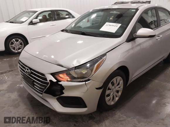 2022 Hyundai Accent SE with VIN 3KPC24A66NE163753, listed as a IAAI auction lot 41969519 with 26,109 mi miles and . Bid and sale history available at DreamBid. Image 6.