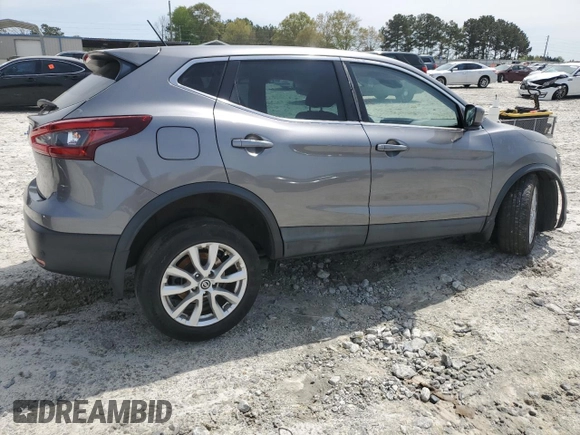 2020 Nissan Rogue Sport SV with VIN JN1BJ1CV7LW262525, listed as a Copart auction lot 50948995 with 93,060 mi miles and Salvage Title. Bid and sale history available at carsss.com. Image 3.