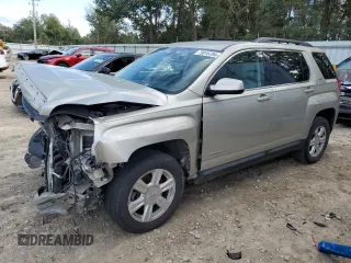 2015 GMC Terrain SLT with VIN 2GKALSEK7F6350232, listed as a Copart auction lot 84406494 with 123,346 mi miles and Salvage Title. Bid and sale history available at carsss.com. Image 1.