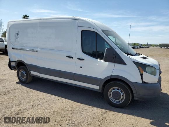 2015 Ford Transit Cargo with VIN 1FTNR2CM7FKA15808, listed as a Copart auction lot 55342165 with 98,996 mi miles and Salvage Title. Bid and sale history available at DreamBid. Image 4.